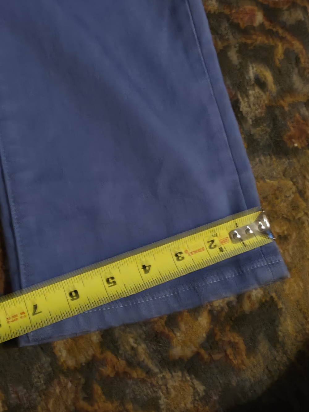 4/$25 Deal! Casual Slim Capri Pants in Periwinkle Blue NwT - Picture 7 of 11